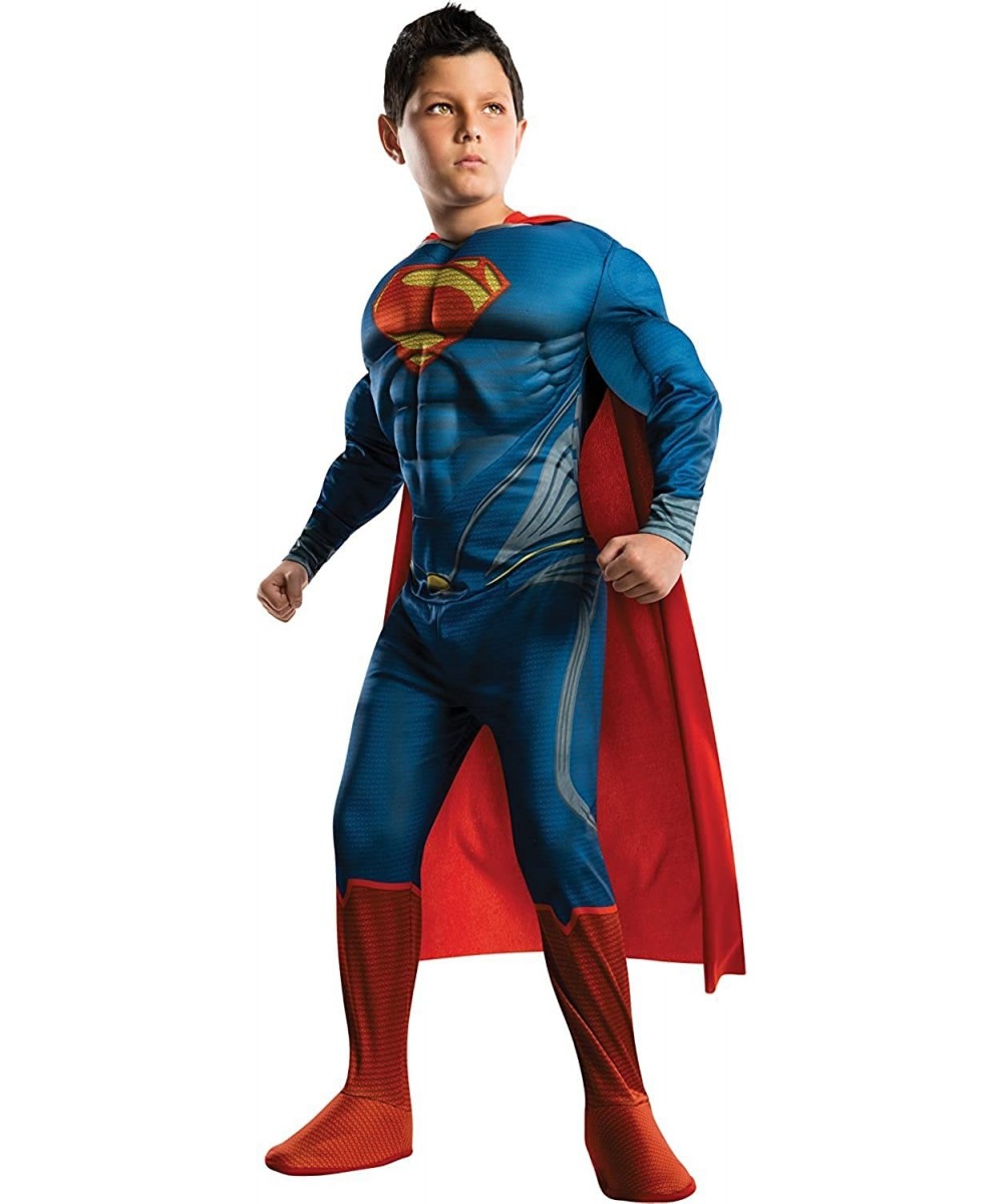 Superman Man of Steel Deluxe - Size Large Ages 12-14 Superhero Costume For Kids Licensed Halloween Costume Cosplay Dress Up $...