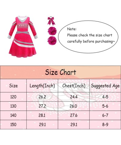 Girl Cheerleader Dress Halloween Cosplay Costume for Children Cute Princess Dress Up with Accessories $27.67 Kids' Costumes