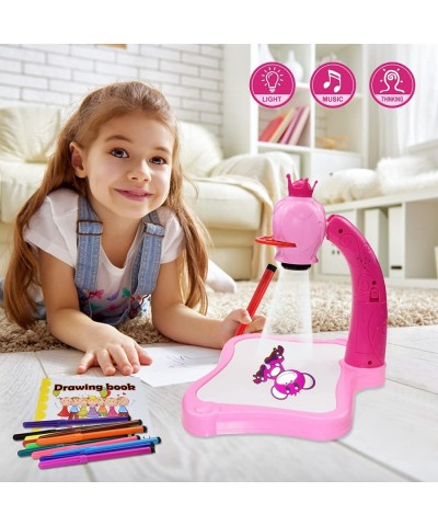 Drawing Projector Table for Kids Trace and Draw Projector Toy with Light & Music Child Smart Projector Sketcher Desk Learning...