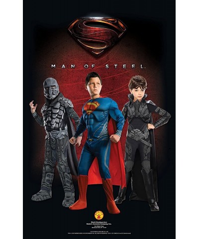 Superman Man of Steel Deluxe - Size Large Ages 12-14 Superhero Costume For Kids Licensed Halloween Costume Cosplay Dress Up $...