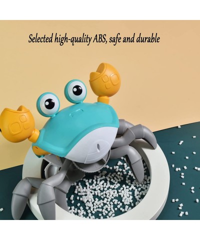 Sensing Crawling Crab Tummy Time Toys Crawling Crab Baby Interactive Toy Interactive Walking Dancing Toy with Music Sounds & ...