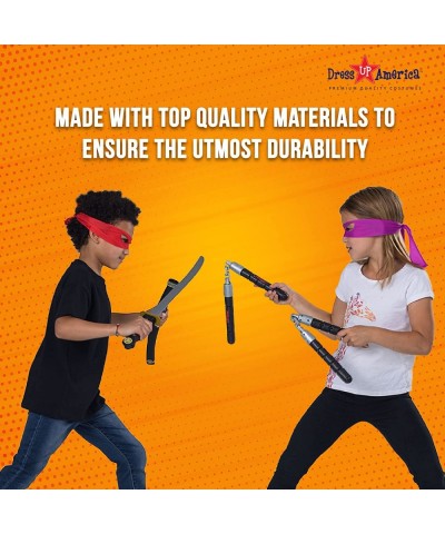 Ninja Weapons - Ninja Toys Includes Katana Bow & Arrow Eye Masks and More - Ninja Warrior Costume Accessory Set for Kids $57....