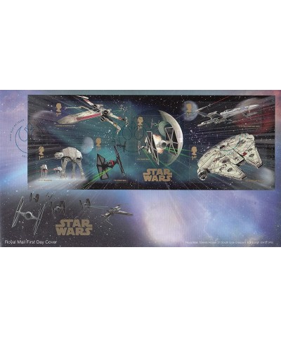 Star Wars The Force Awakens - Official Stamp Sheet Souvenir First Day Cover Collectible Postage Stamps $40.53 Collectible Pos...