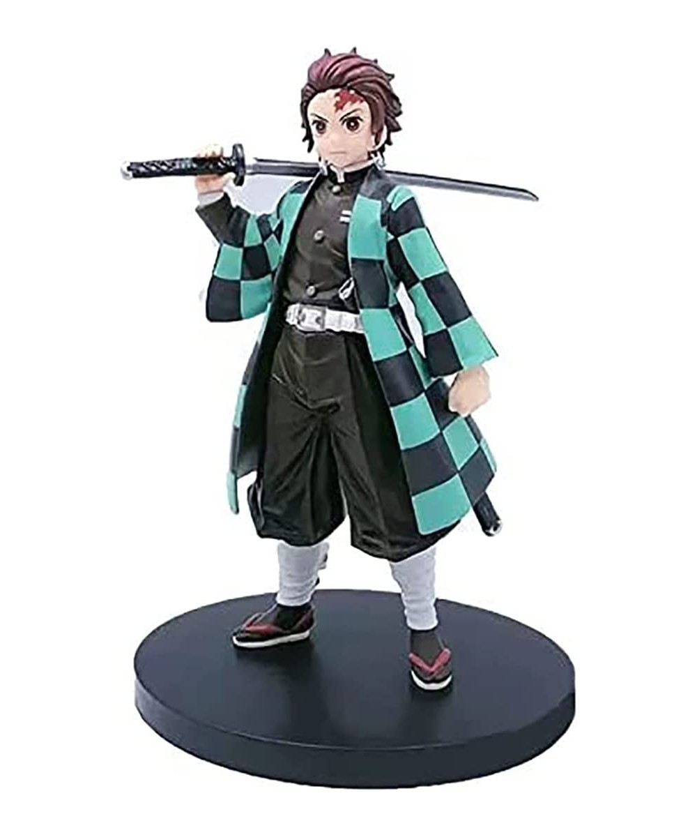 Anime Figure 6.3 Inch PVC Action Tanjiro Figure Toys 6.3 Inch Kamado Tanjiro Figure (Kamado Tanjiro) $23.66 Action Figures