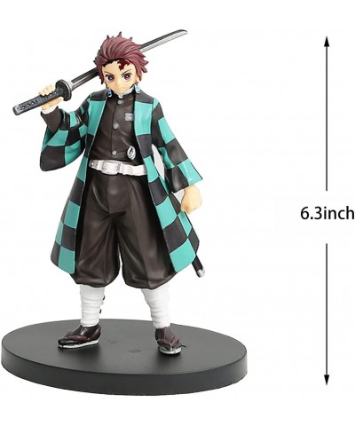 Anime Figure 6.3 Inch PVC Action Tanjiro Figure Toys 6.3 Inch Kamado Tanjiro Figure (Kamado Tanjiro) $23.66 Action Figures