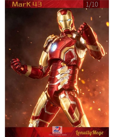 Ironman MK43 Action Figure-2022 New Released 7 Inch Deluxe Painting Exquisite Collection Movable Model Gift (MK XLIII) $77.75...