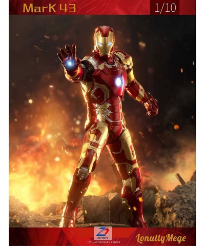 Ironman MK43 Action Figure-2022 New Released 7 Inch Deluxe Painting Exquisite Collection Movable Model Gift (MK XLIII) $77.75...