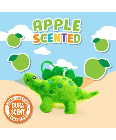 Dino Dudes Backpack Buddies - Scented Plush Toy Dinosaur Clips - Stegosaurus Green Apple - Stocking Stuffer $16.86 Plush Figu...