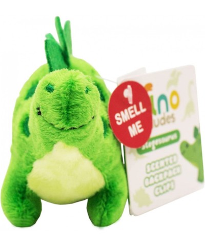 Dino Dudes Backpack Buddies - Scented Plush Toy Dinosaur Clips - Stegosaurus Green Apple - Stocking Stuffer $16.86 Plush Figu...