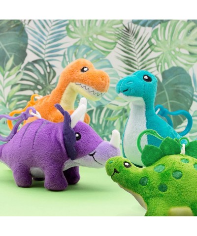 Dino Dudes Backpack Buddies - Scented Plush Toy Dinosaur Clips - Stegosaurus Green Apple - Stocking Stuffer $16.86 Plush Figu...