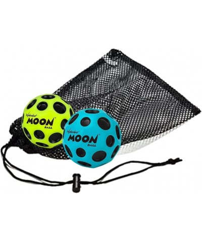 2 Outdoor Bouncing Balls 2 Pack Set and Mesh Carry Storage Bag | Includes 2 Kids Outdoor Bouncy Balls and Mesh Carry Bag | Gr...