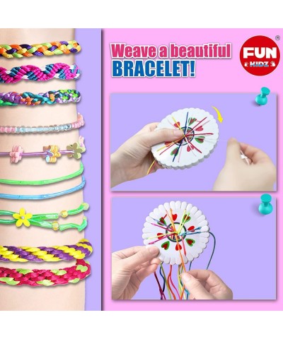 Friendship Bracelet Kit FunKidz Charming Bracelet Making Kits with Summer Daisy Sequins Beads DIY Craft Kit for Teen Girls Pa...