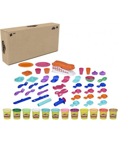 Kitchen Creations Fun Factory Playset Arts and Crafts Toy for Kids 3 Years and Up with 12 Cans and 42 Tools (Amazon Exclusive...