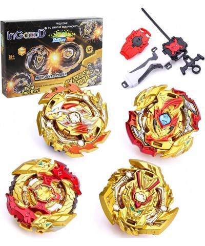 Metal Fusion Battle Burst Gyro Toys for Kids 4X High Performance Tops Attack Set with Launcher and Grip Starter Set and Arena...