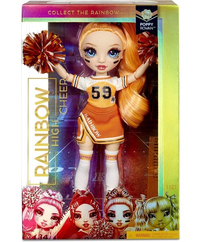 Cheer Poppy Rowan – Orange Cheerleader Fashion Doll with 2 Pom Poms and Accessories Great Gift for Kids 6-12 Years Old $50.79...