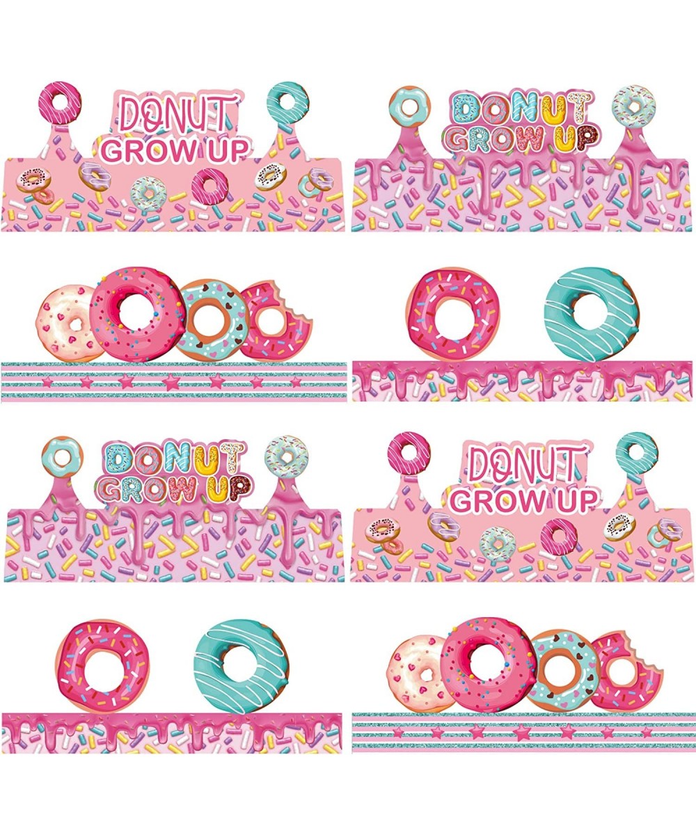 24 Pcs Donut Party Favor Hats Donut Paper Party Crown Headbands for Girls Donut Theme Decorations Favor Supplies 6 styles $17...