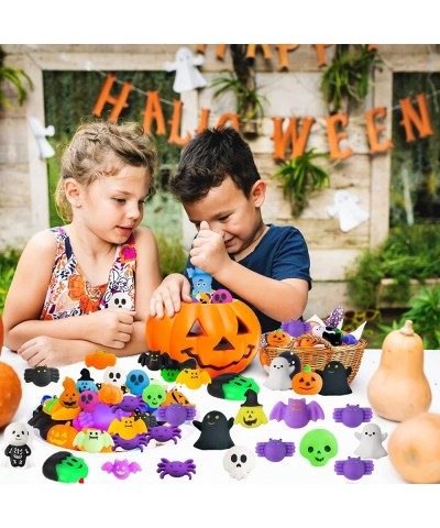 30PCS Halloween Mochi Squishy Toys for Kids Halloween Squishies Toy for Halloween Party Favors Treat Bag Filler $23.32 Miniat...