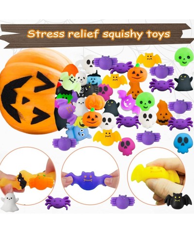 30PCS Halloween Mochi Squishy Toys for Kids Halloween Squishies Toy for Halloween Party Favors Treat Bag Filler $23.32 Miniat...