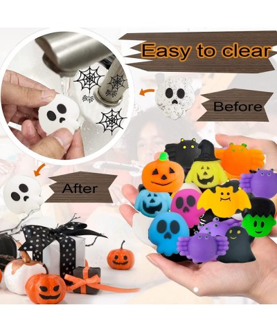 30PCS Halloween Mochi Squishy Toys for Kids Halloween Squishies Toy for Halloween Party Favors Treat Bag Filler $23.32 Miniat...