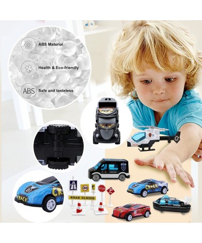 Toddler Toys for 3-4 Year Old Boys Large Transport Cars Carrier Set Truck Toys with 12 Die-cast Vehicles Truck Toys Cars Idea...