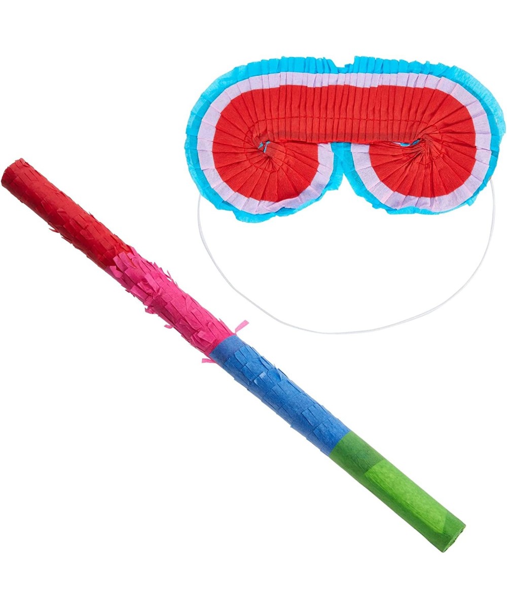 Small Pinata Stick and Blindfold for Kids Birthday Cinco de Mayo Party Decorations (2-Piece Set) $17.03 Piñatas