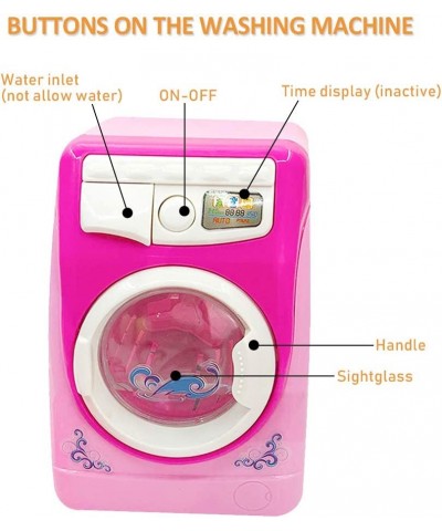 Toy Washing Machine Kids Mini Simulation Dollhouse Furniture Kitchen Toys Children Play House Toy … $31.55 Dollhouse Accessories