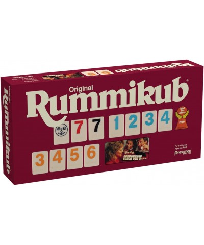 Original Retro Style Large Numbers Rummikub - Includes Tiles with Bright Over-Sized Inset Numbers for Easy Viewing Multi Colo...