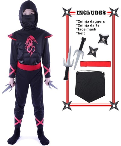 Kids Halloween Costume Children's Ninja Warroir Costume Jumpsuits with Ninja Accessories. $27.14 Kids' Costumes