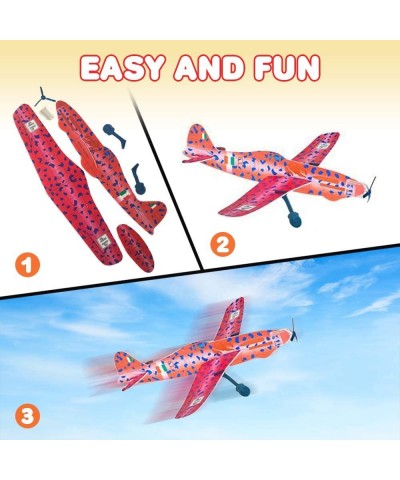 Super Foam Gliders for Kids Bulk Set of 24 Lightweight Planes with Various Designs Individually Packed Flying Airplanes Fun B...