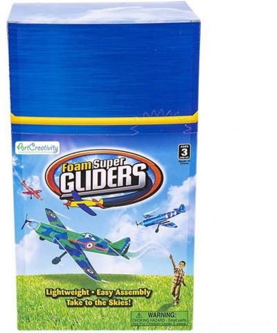 Super Foam Gliders for Kids Bulk Set of 24 Lightweight Planes with Various Designs Individually Packed Flying Airplanes Fun B...