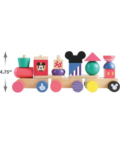 Disney Wooden Toys Mickey Mouse Stacking Train Set 18-Pieces Amazon Exclusive $55.15 Toy Vehicle Playsets