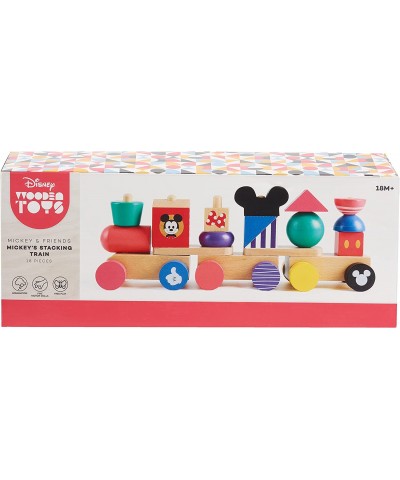 Disney Wooden Toys Mickey Mouse Stacking Train Set 18-Pieces Amazon Exclusive $55.15 Toy Vehicle Playsets