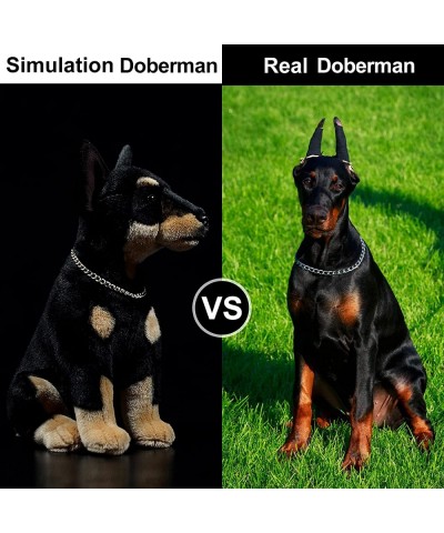 Simulation Doberman Stuffed Animal Puppy Dog - 12 inch Plush Toy Best Plush Toys for Girls & Boys as Gift $49.39 Stuffed Anim...