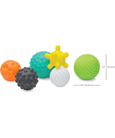 Textured Multi Ball Set - Textured Ball Set Toy for Sensory Exploration and Engagement for Ages 6 Months and up 6 Piece Set $...