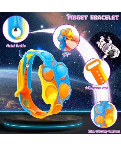 Simple Planet Digits Space Solar System Pop Keyboard Fidget Popper Toys Pack Push Bubble Pop with Numbers and Letters Sensory...