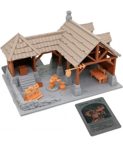 Outland Tactics War Games Miniatures Dwarf Blacksmith Shop & Figure Set 28mm $64.49 Game Accessories