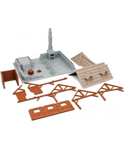 Outland Tactics War Games Miniatures Dwarf Blacksmith Shop & Figure Set 28mm $64.49 Game Accessories