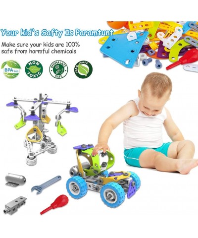 STEM Building Toys 5 in 1 Motorized Educational Construction Building Blocks Toys for 6 7 8 9 + Year Old Boys & Girls | Creat...