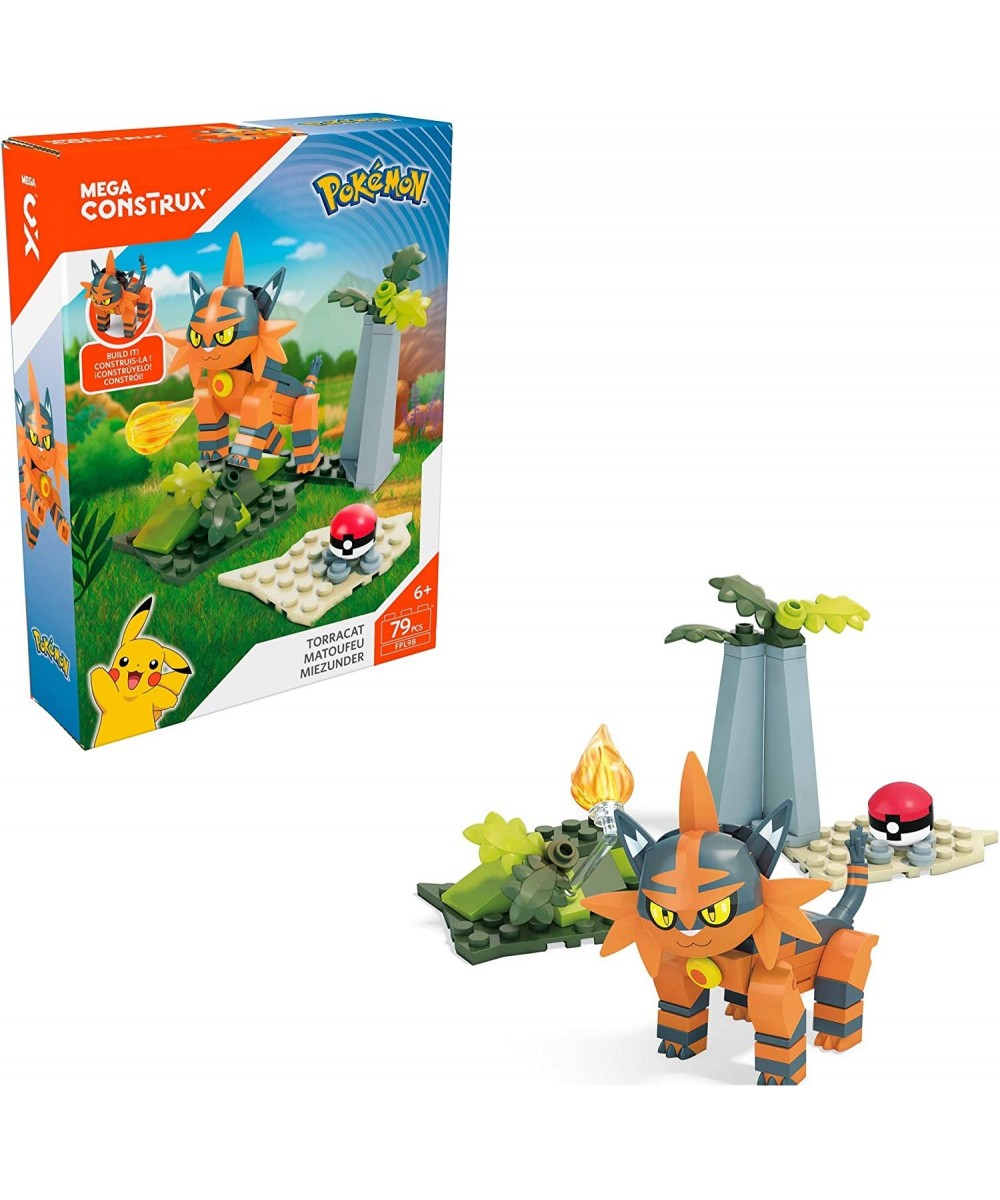 Construx Pokemon Torracat Building Set Construction Set with character figures Building Toys for Kids 79 Pieces $72.88 Toy Bu...