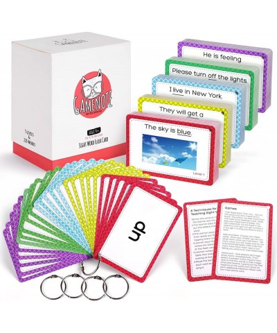 Sight Words Kids Educational Flash Cards and Wooden Magnetic Fishing Game $63.76 Educational Flash Cards