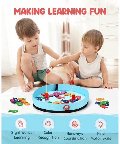 Sight Words Kids Educational Flash Cards and Wooden Magnetic Fishing Game $63.76 Educational Flash Cards