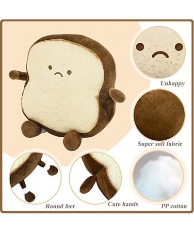 Toast Bread Pillow Funny Bread Shape Plush Toy Pillow Small Cute Stuffed Plush Toast Sofa Pillow Children's Adult Home Bedroo...