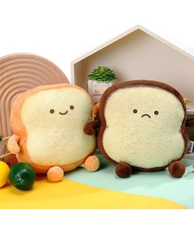 Toast Bread Pillow Funny Bread Shape Plush Toy Pillow Small Cute Stuffed Plush Toast Sofa Pillow Children's Adult Home Bedroo...