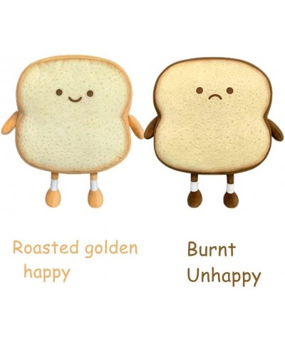 Toast Bread Pillow Funny Bread Shape Plush Toy Pillow Small Cute Stuffed Plush Toast Sofa Pillow Children's Adult Home Bedroo...