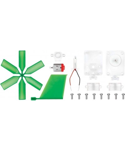 Toysmith Green Science Windmill Generator Kit DIY Science Kit With LED Lights For Boys & Girls Ages 8+ (Packaging May Vary) $...