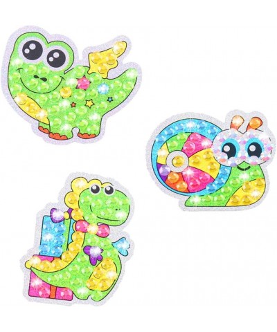 5D Diamond Stickers Painting Kits for Kids 14pcs Dinosaur Snail Gem Diamond Painting Stickers and Suncatchers DIY Art Crafts ...