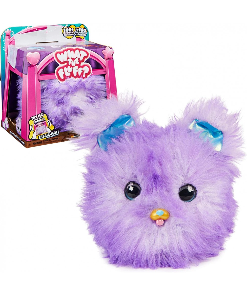 WHAT THE FLUFF? Pupper-Fluff Surprise Reveal Interactive Toy Pet with Over 100 Sounds and Reactions Christmas Kids Toys for G...