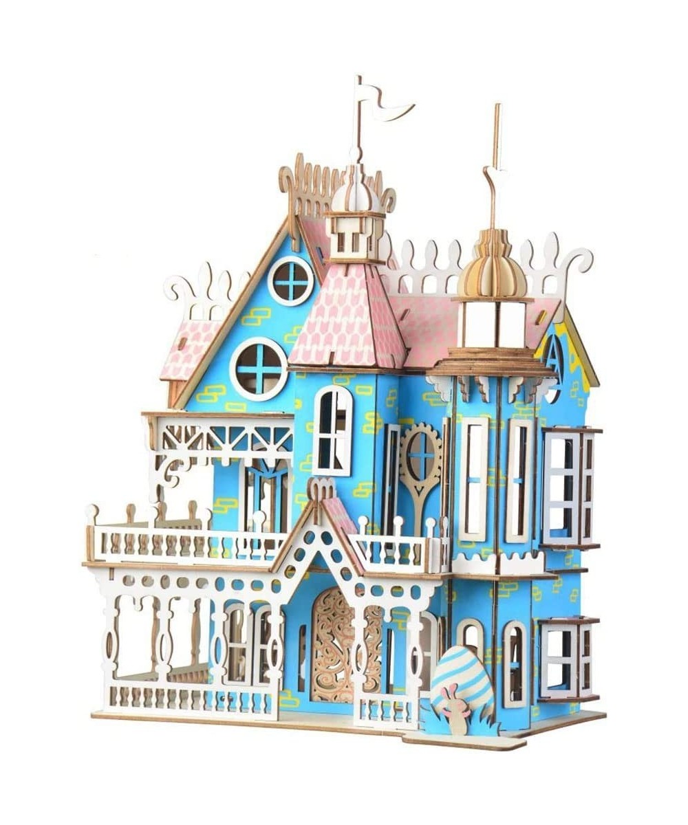 Wooden Dream Dollhouse DIY Kits 3D Puzeele for Christmas Party Halloween House (Color Dream House) $26.28 Dollhouses