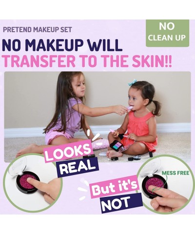 Play Makeup for Little Girls age 3 5 Pretend Makeup Kit for girls 4-6 Pretend Makeup For Toddlers Makeup Kit Fake Makeup Kit ...