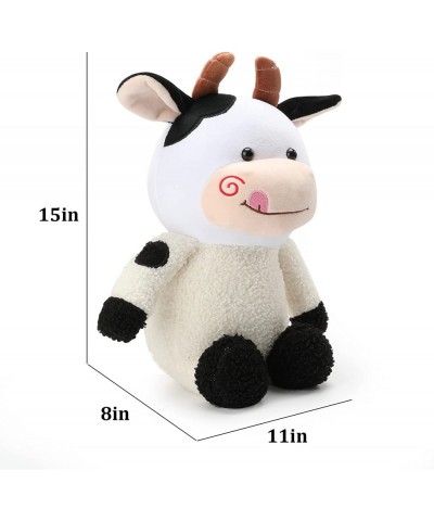 15 Inch Cow Stuffed Animal Soft Plush Cute Cow Doll Birthday Festival Gift for Boys Girls $15.85 Plush Figure Toys